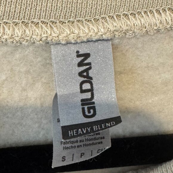 Tan‎ Gildan Heavy Blend Coffee Daddy Pullover Sweatshirt - Size Small - Picture 3 of 5